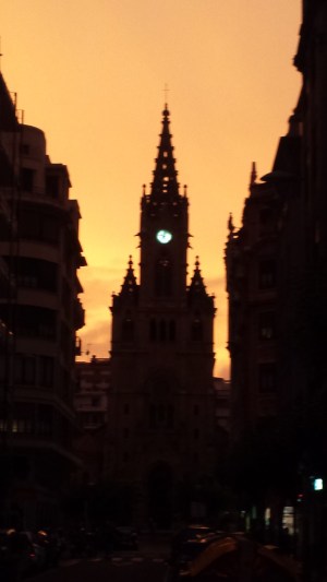 Evening in San Sebastian.